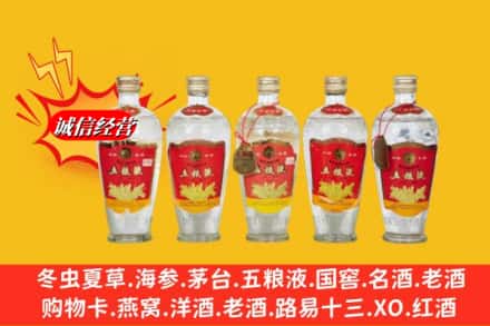 石河子市胡杨河回收老五粮液